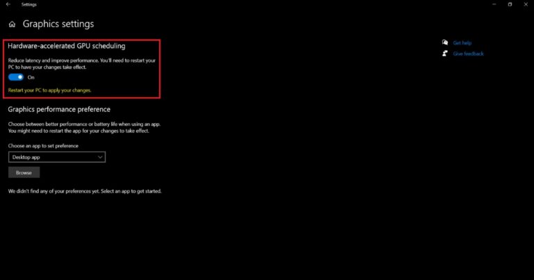 hardware accelerated gpu scheduling