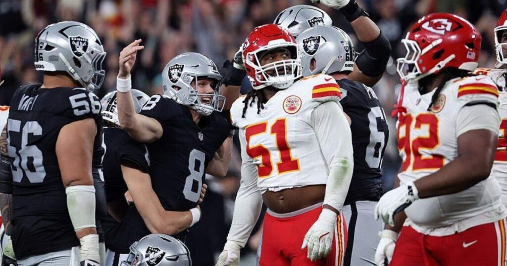 las vegas raiders vs kansas city chiefs match player stats