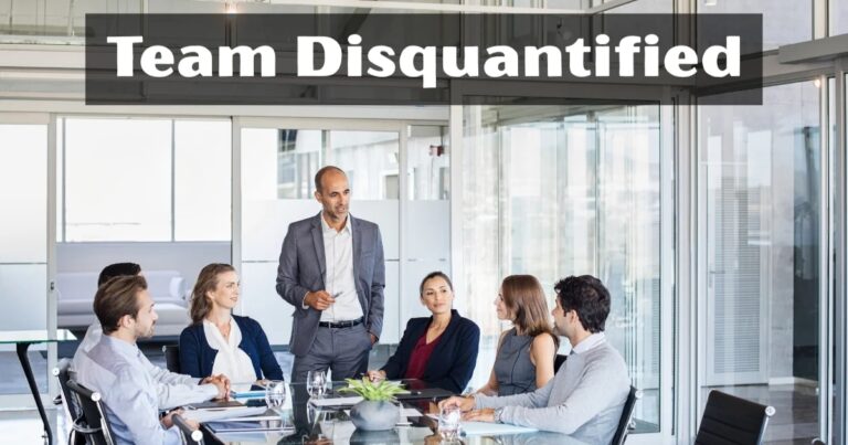 team disquantified