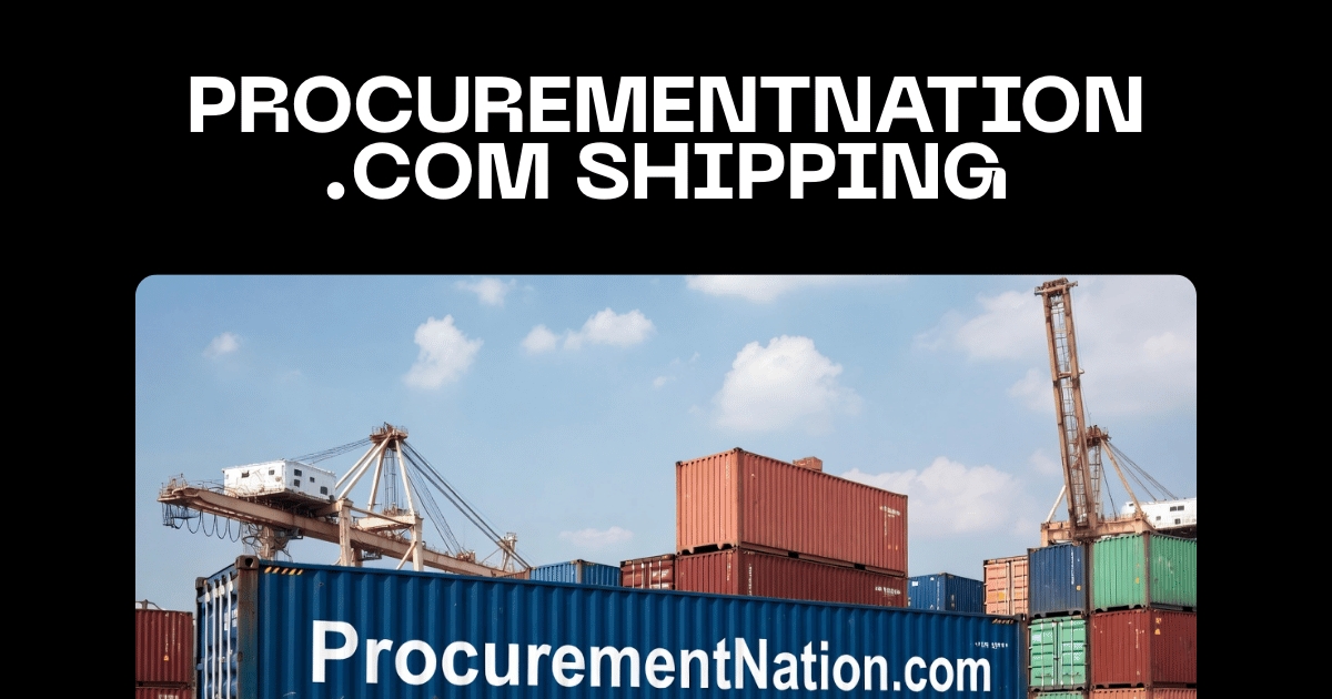 procurement nation .com shipping