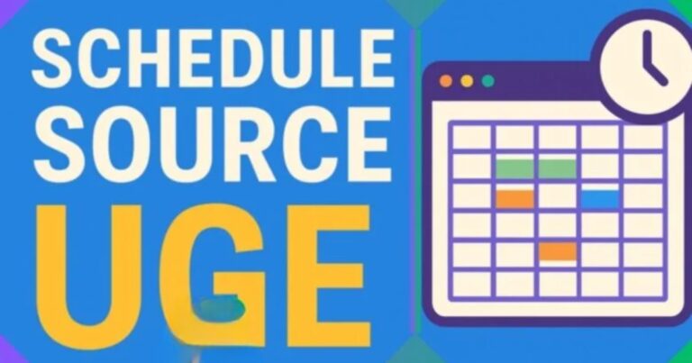 schedule source uge